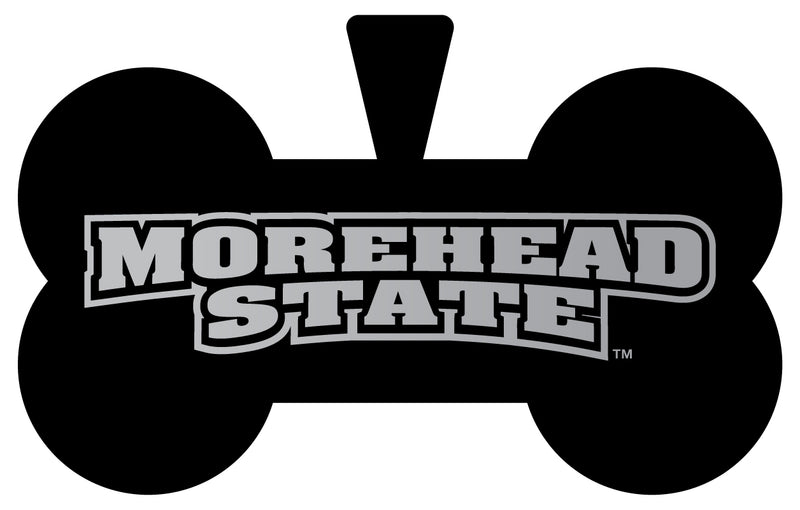 Morehead State University Dog Tag Matte Black Bone-shaped Engraved Officially Licensed 