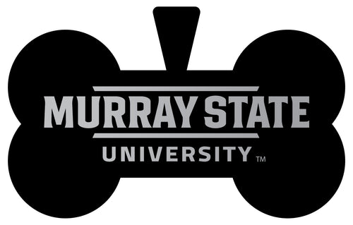 Murray State University Dog Tag Matte Black Bone-shaped Engraved Officially Licensed 