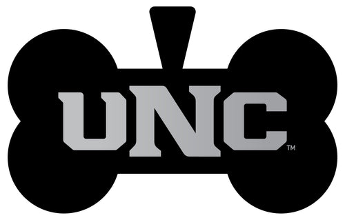 Northern Colorado Bears Dog Tag Matte Black Bone-shaped Engraved Officially Licensed 