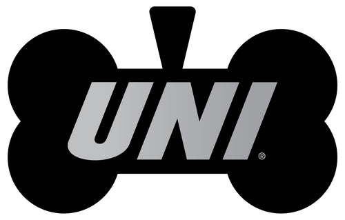 Northern Iowa Panthers Dog Tag Matte Black Bone-shaped Engraved Officially Licensed 