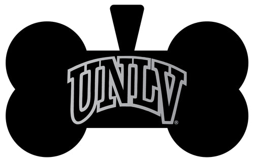 UNLV Rebels Dog Tag Matte Black Bone-shaped Engraved Officially Licensed 