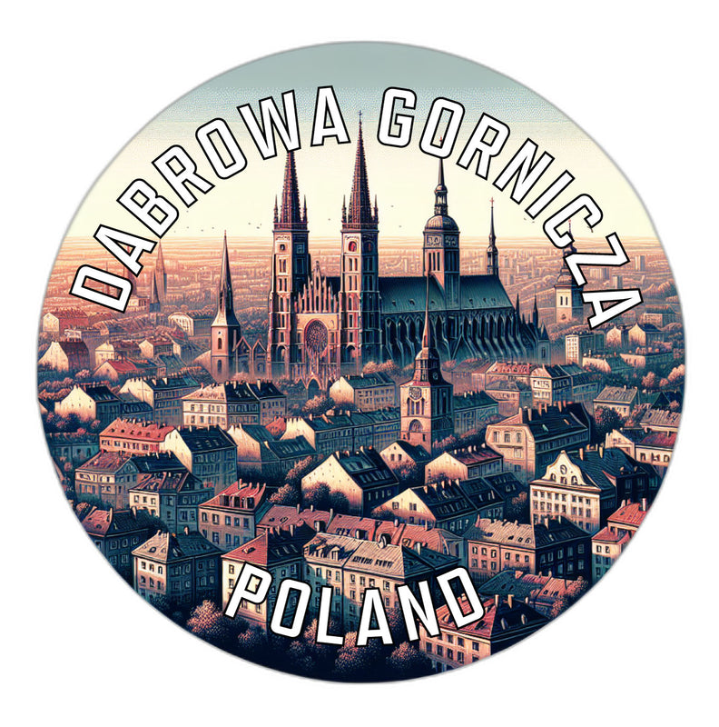 Dabrowa Gornicza Poland Souvenir Die Cut Flat Magnet 6-Inch