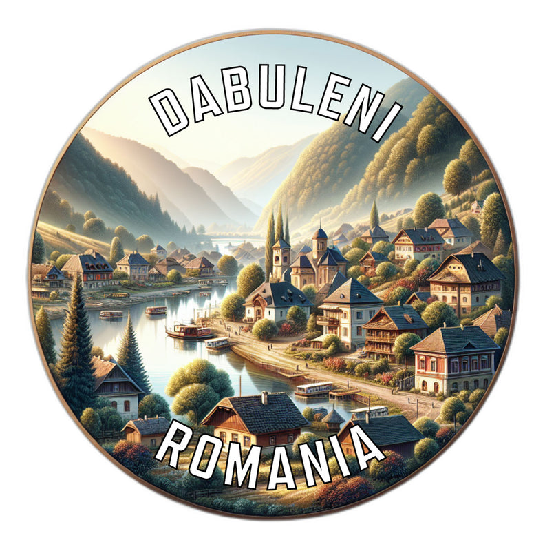Dabuleni Romania Souvenir Vinyl Decal Sticker 2-Inch