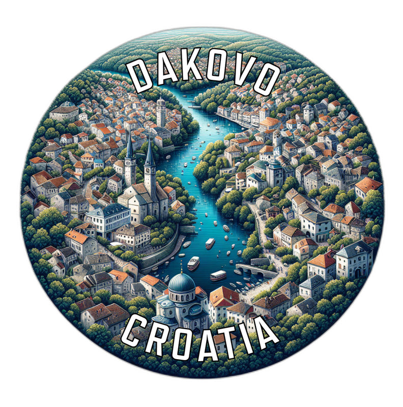 Dakovo Croatia Souvenir Vinyl Decal Sticker 2-Inch