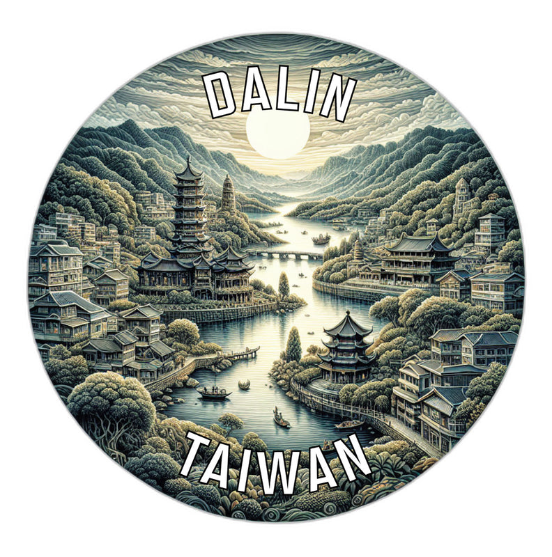 Dalin Taiwan Souvenir Vinyl Decal Sticker 6-Inch