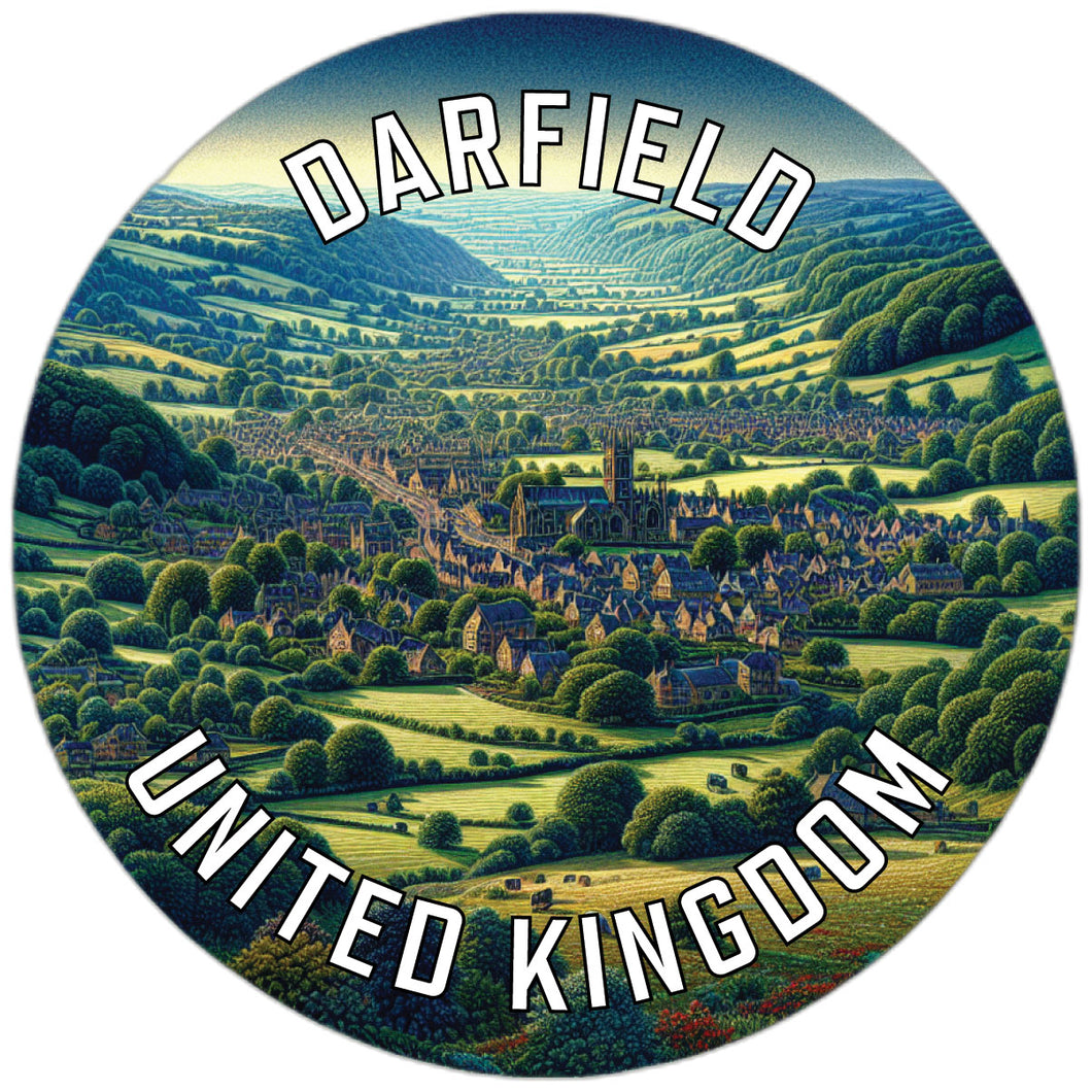 Darfield United Kingdom Souvenir Vinyl Decal Sticker 2-Inch