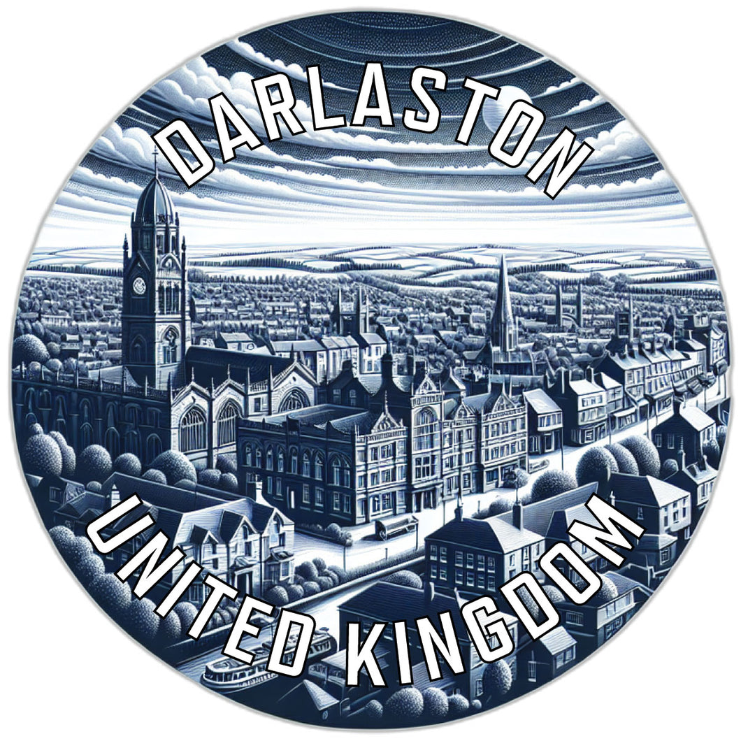 Darlaston United Kingdom Souvenir Vinyl Decal Sticker 6-Inch