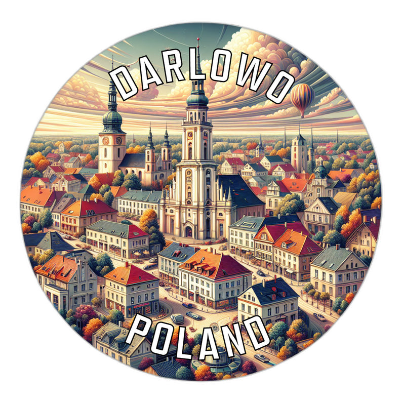 Darlowo Poland Souvenir Vinyl Decal Sticker 2-Inch