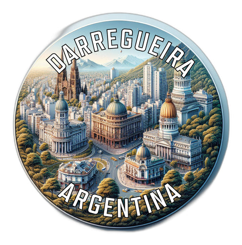 Darregueira Argentina Souvenir Die Cut Flat Magnet 2-Inch
