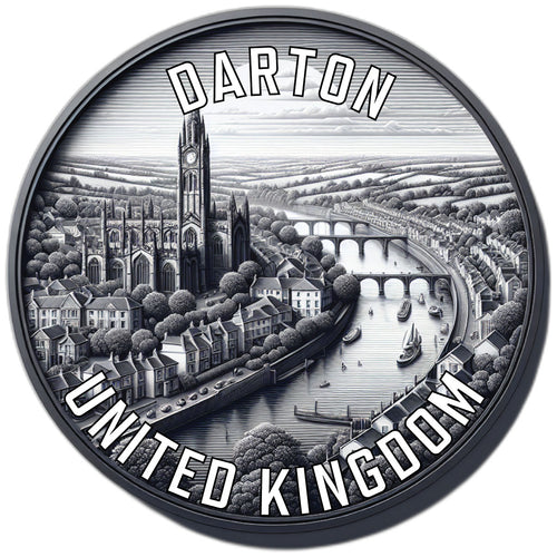 Darton United Kingdom Souvenir Vinyl Decal Sticker 2-Inch