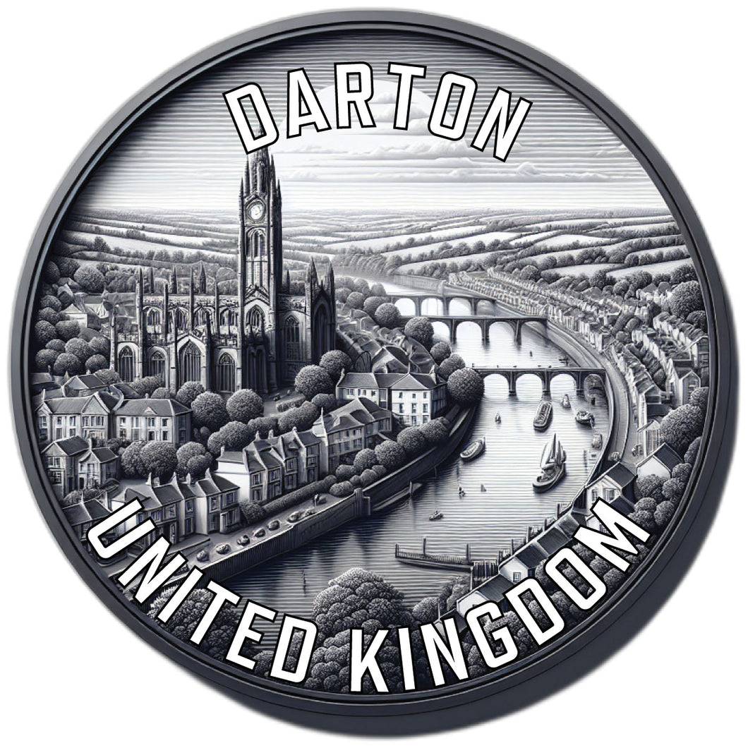 Darton United Kingdom Souvenir Vinyl Decal Sticker 2-Inch