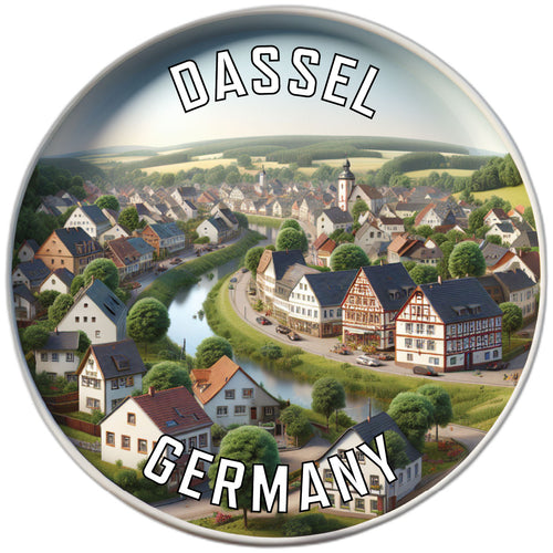 Dassel Germany Souvenir Die Cut Flat Magnet 6-Inch