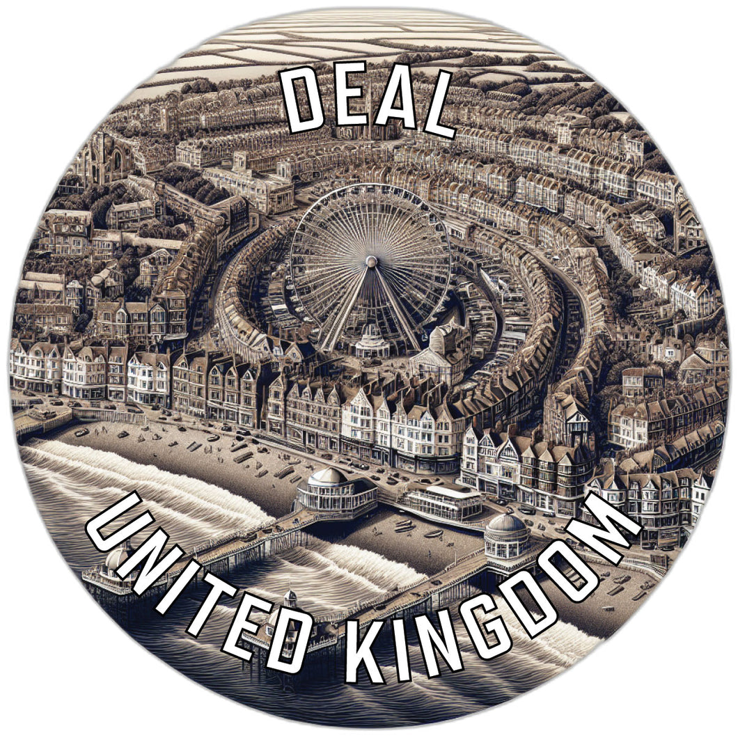 Deal United Kingdom Souvenir Vinyl Decal Sticker 2-Inch