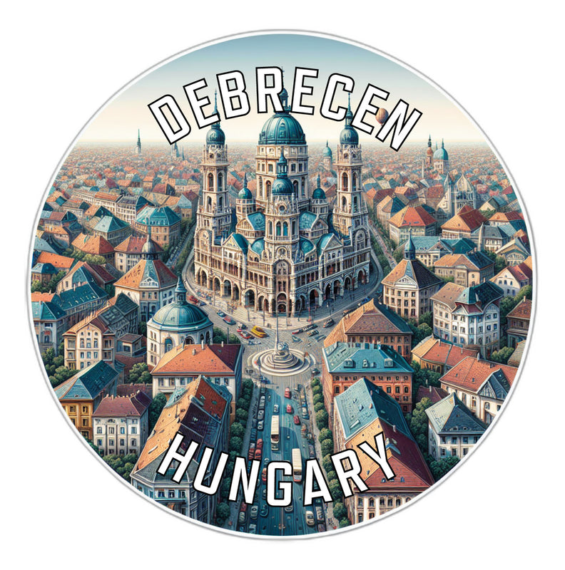 Debrecen Hungary Souvenir Vinyl Decal Sticker 6-Inch