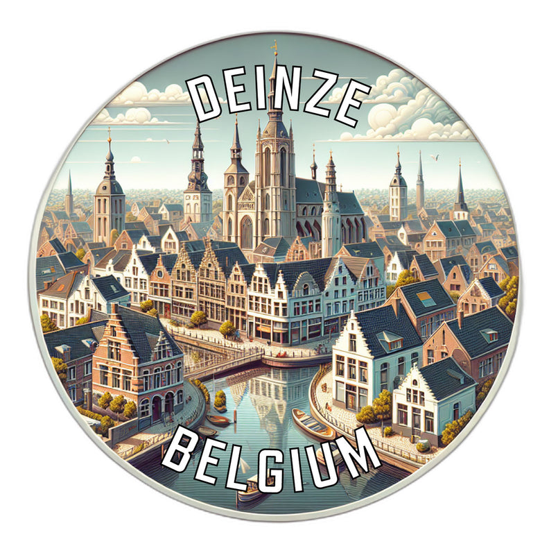 Deinze Belgium Souvenir Vinyl Decal Sticker 2-Inch