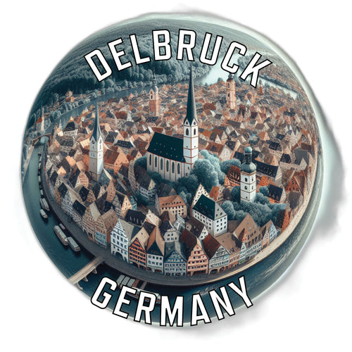 Delbruck Germany Souvenir Vinyl Decal Sticker 6-Inch