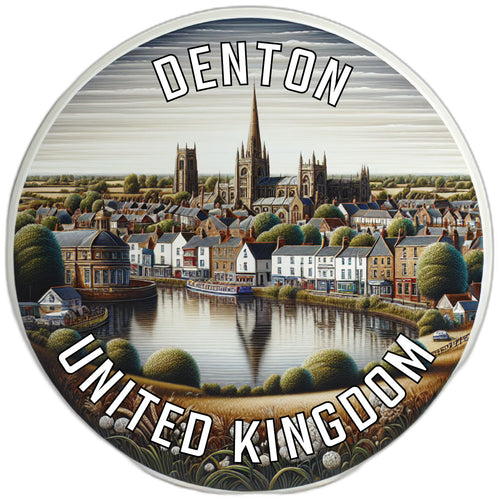 Denton United Kingdom Souvenir Vinyl Decal Sticker 6-Inch