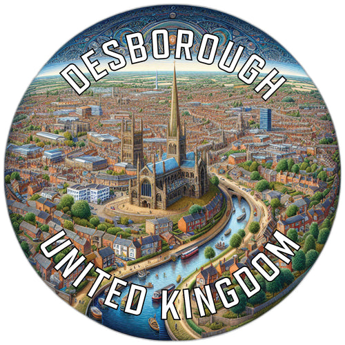 Desborough United Kingdom Souvenir Vinyl Decal Sticker 2-Inch