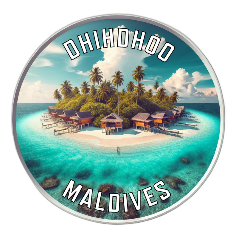 Dhihdhoo Maldives Souvenir Vinyl Decal Sticker 2-Inch