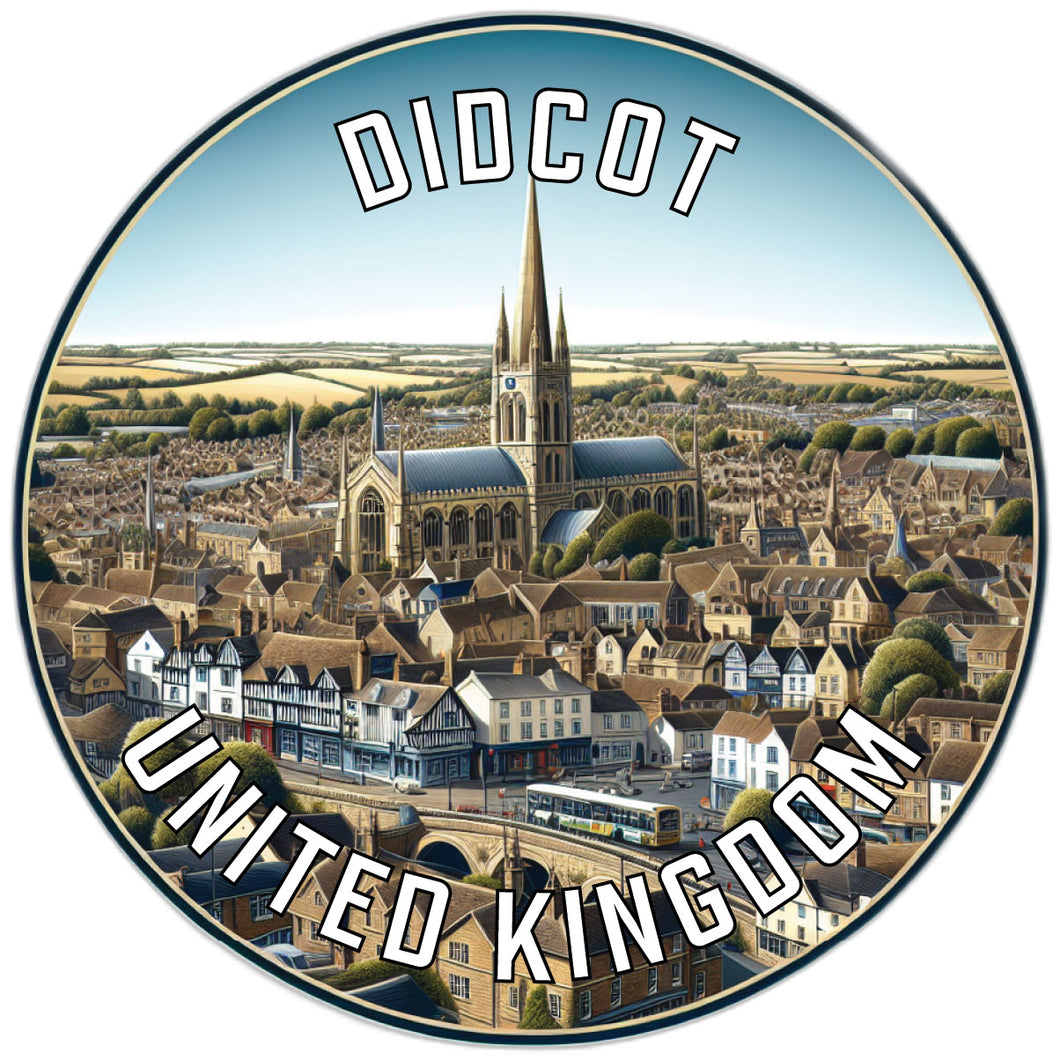 Didcot United Kingdom Souvenir Vinyl Decal Sticker 2-Inch