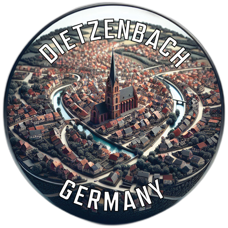 Dietzenbach Germany Souvenir Die Cut Flat Magnet 2-Inch