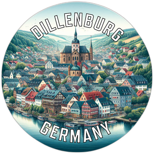 Dillenburg Germany Souvenir Vinyl Decal Sticker 6-Inch