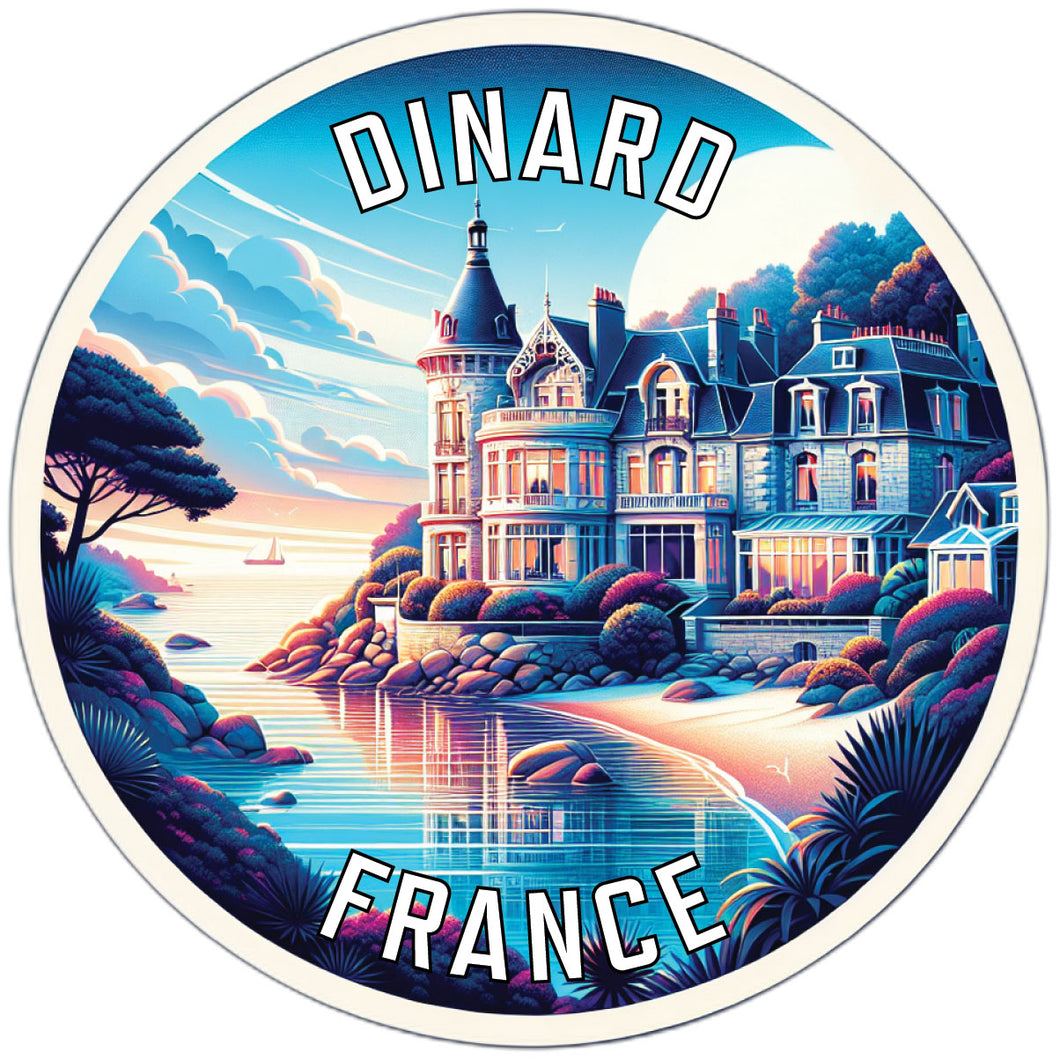 Dinard France Souvenir Vinyl Decal Sticker 2-Inch