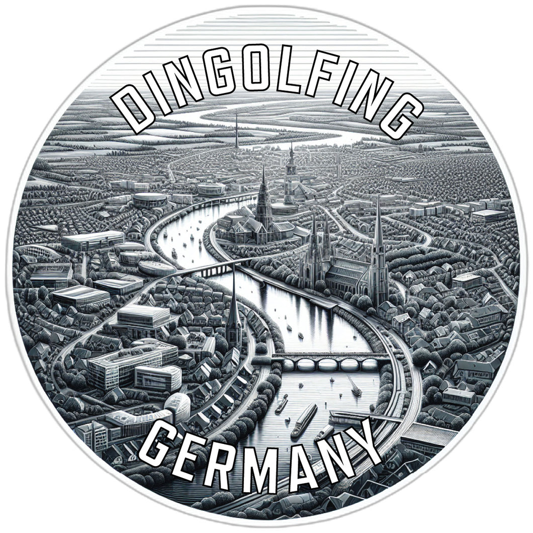 Dingolfing Germany Souvenir Vinyl Decal Sticker 2-Inch