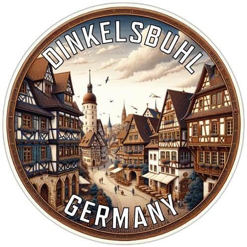 Dinkelsbuhl Germany Souvenir Vinyl Decal Sticker 2-Inch