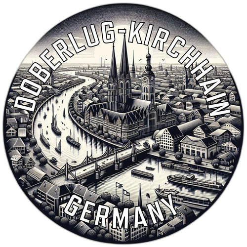 Doberlug Kirchhain Germany Souvenir Die Cut Flat Magnet 2-Inch