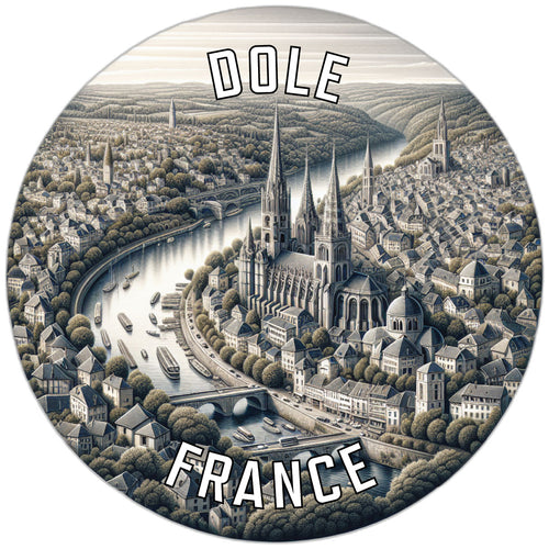 Dole France Souvenir Vinyl Decal Sticker 6-Inch