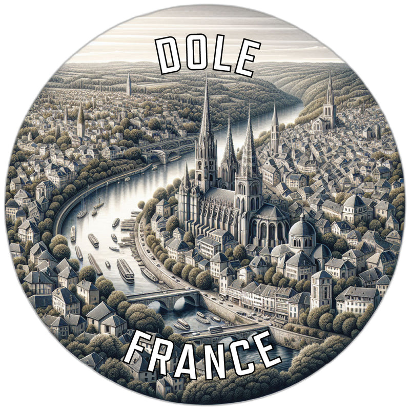 Dole France Souvenir Vinyl Decal Sticker 6-Inch