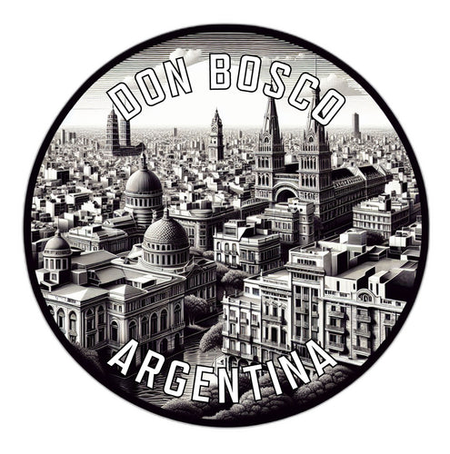 Don Bosco Argentina Souvenir Die Cut Flat Magnet 4-Inch