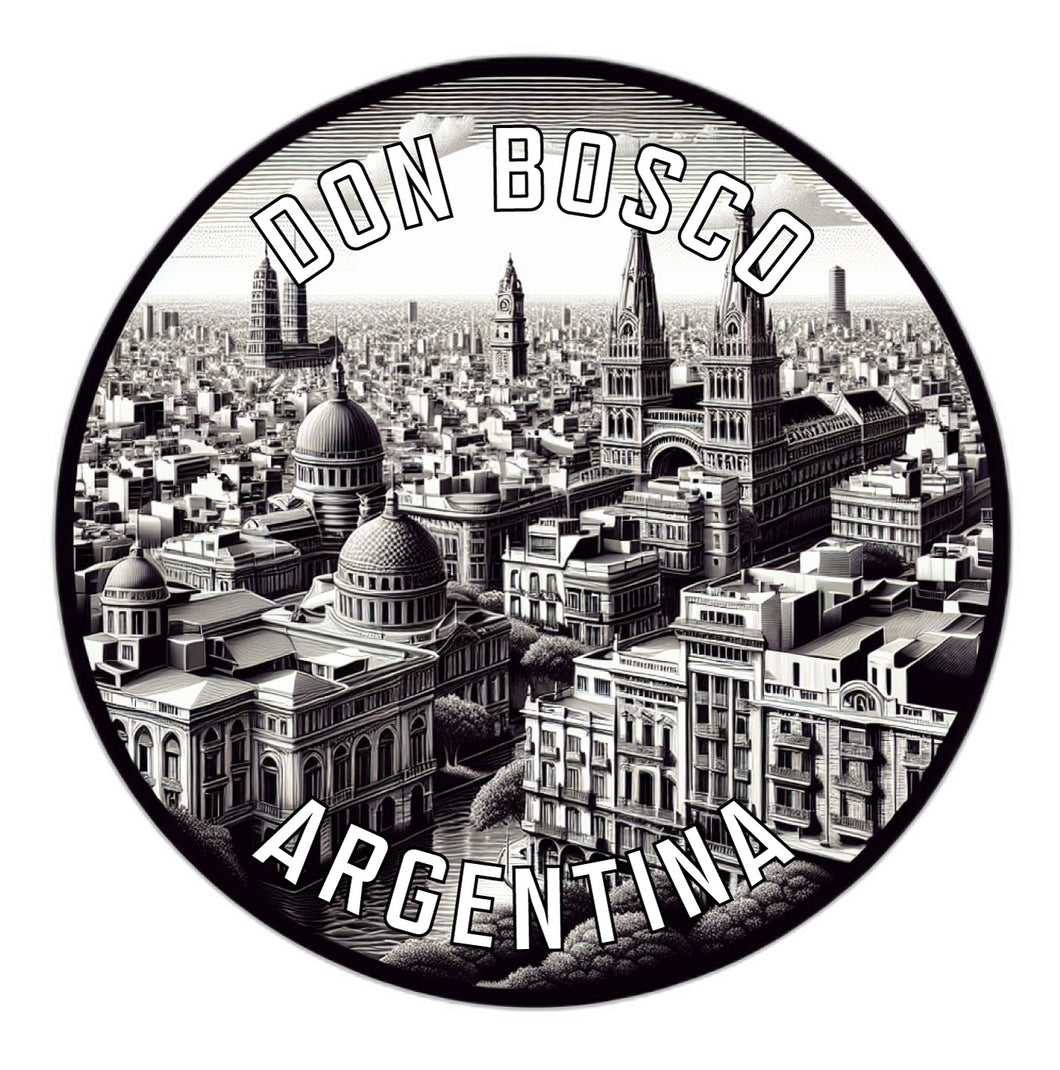 Don Bosco Argentina Souvenir Die Cut Flat Magnet 4-Inch