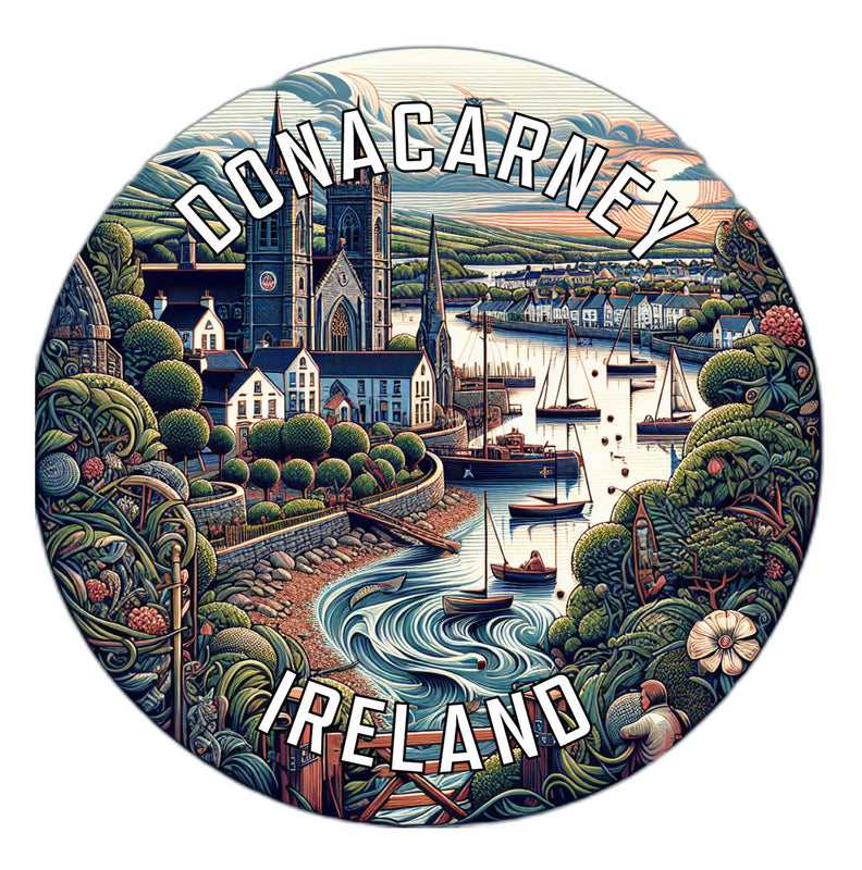 Donacarney Ireland Souvenir Vinyl Decal Sticker 6-Inch