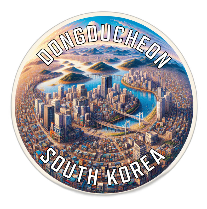 Dongducheon Korea South Souvenir Vinyl Decal Sticker 2-Inch