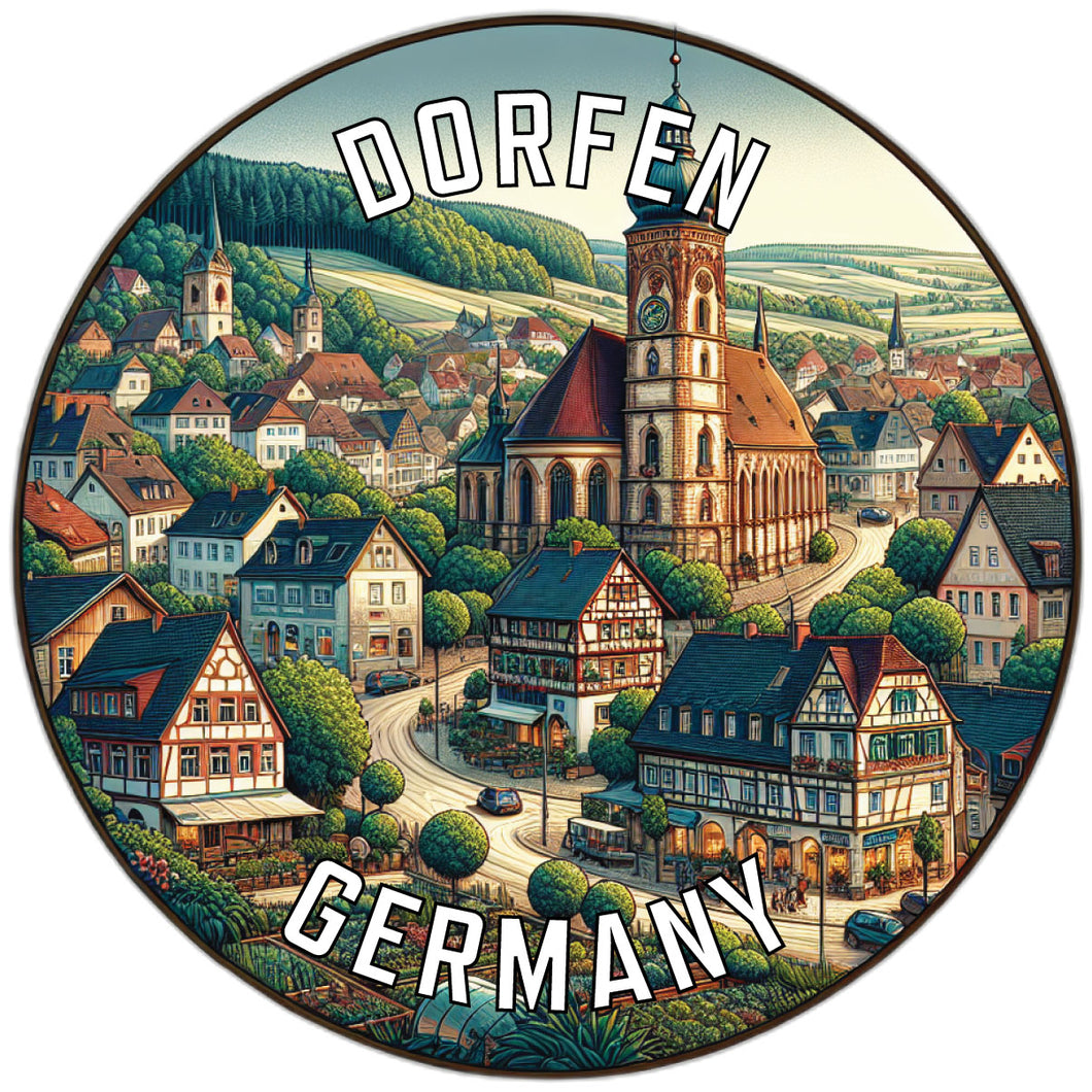 Dorfen Germany Souvenir Vinyl Decal Sticker 2-Inch