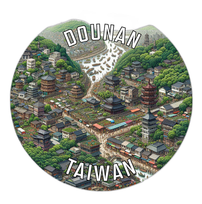 Dounan Taiwan Souvenir Vinyl Decal Sticker 6-Inch