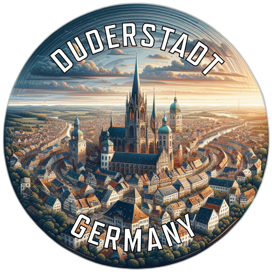 Duderstadt Germany Souvenir Vinyl Decal Sticker 2-Inch