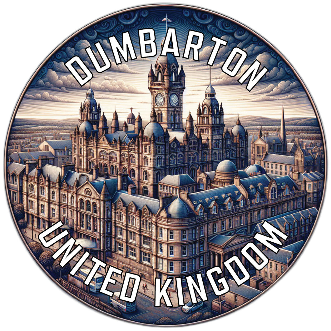 Dumbarton United Kingdom Souvenir Vinyl Decal Sticker 2-Inch