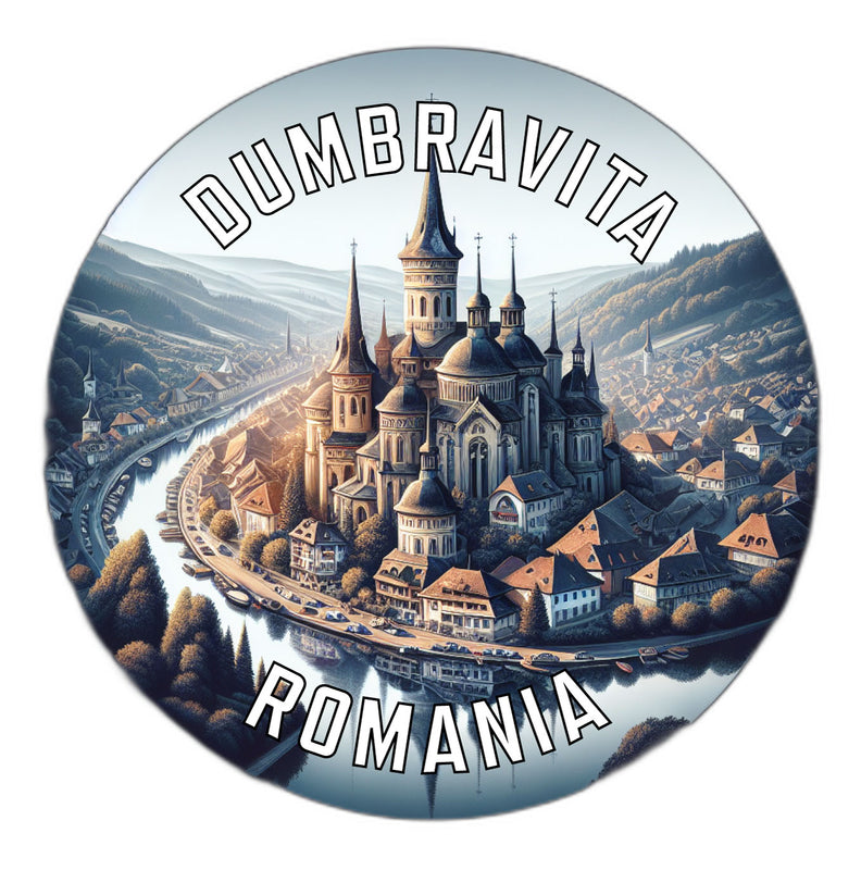 Dumbravita Romania Souvenir Vinyl Decal Sticker 2-Inch