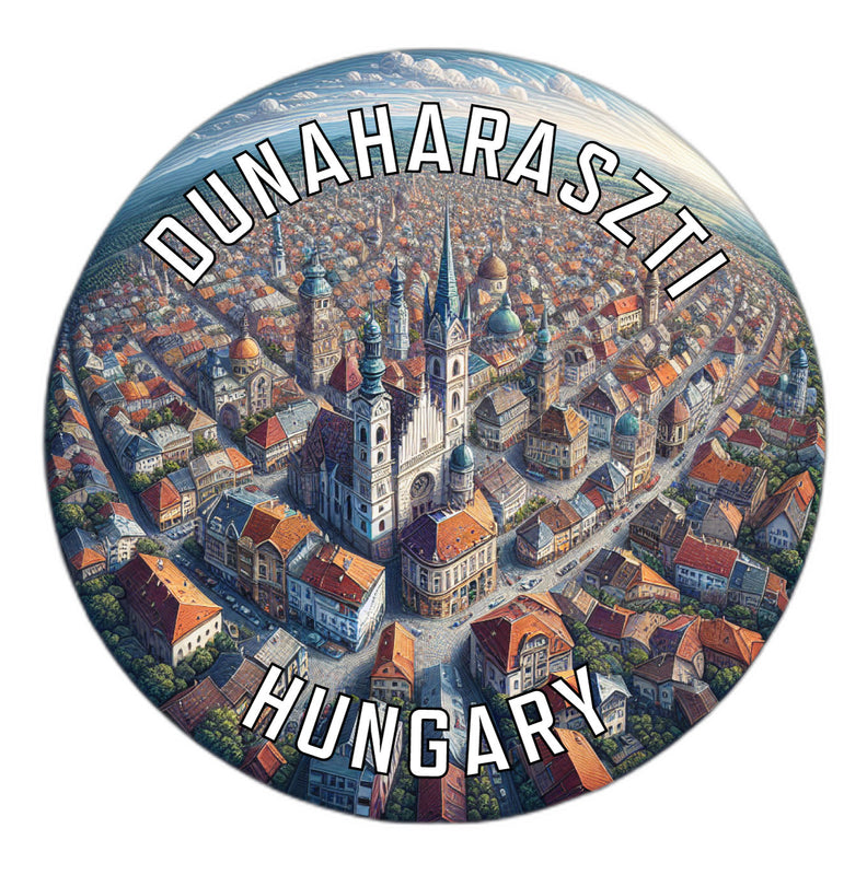 Dunaharaszti Hungary Souvenir Vinyl Decal Sticker 3-Inch