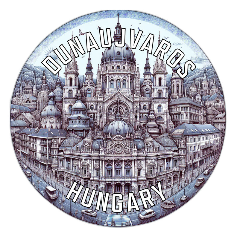 Dunaujvaros Hungary Souvenir Vinyl Decal Sticker 2-Inch