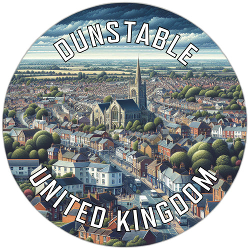 Dunstable United Kingdom Souvenir Die Cut Flat Magnet 2-Inch