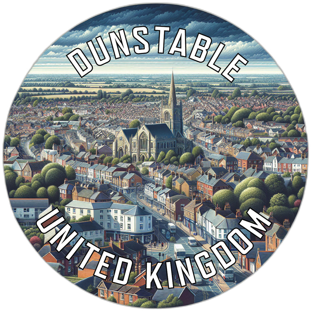 Dunstable United Kingdom Souvenir Die Cut Flat Magnet 2-Inch