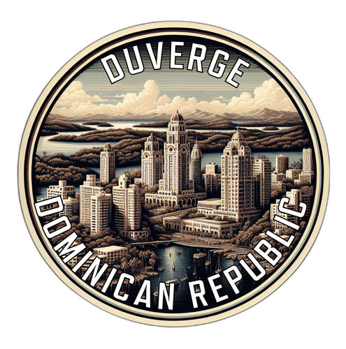 Duverge Dominican Republic Souvenir Vinyl Decal Sticker 2-Inch