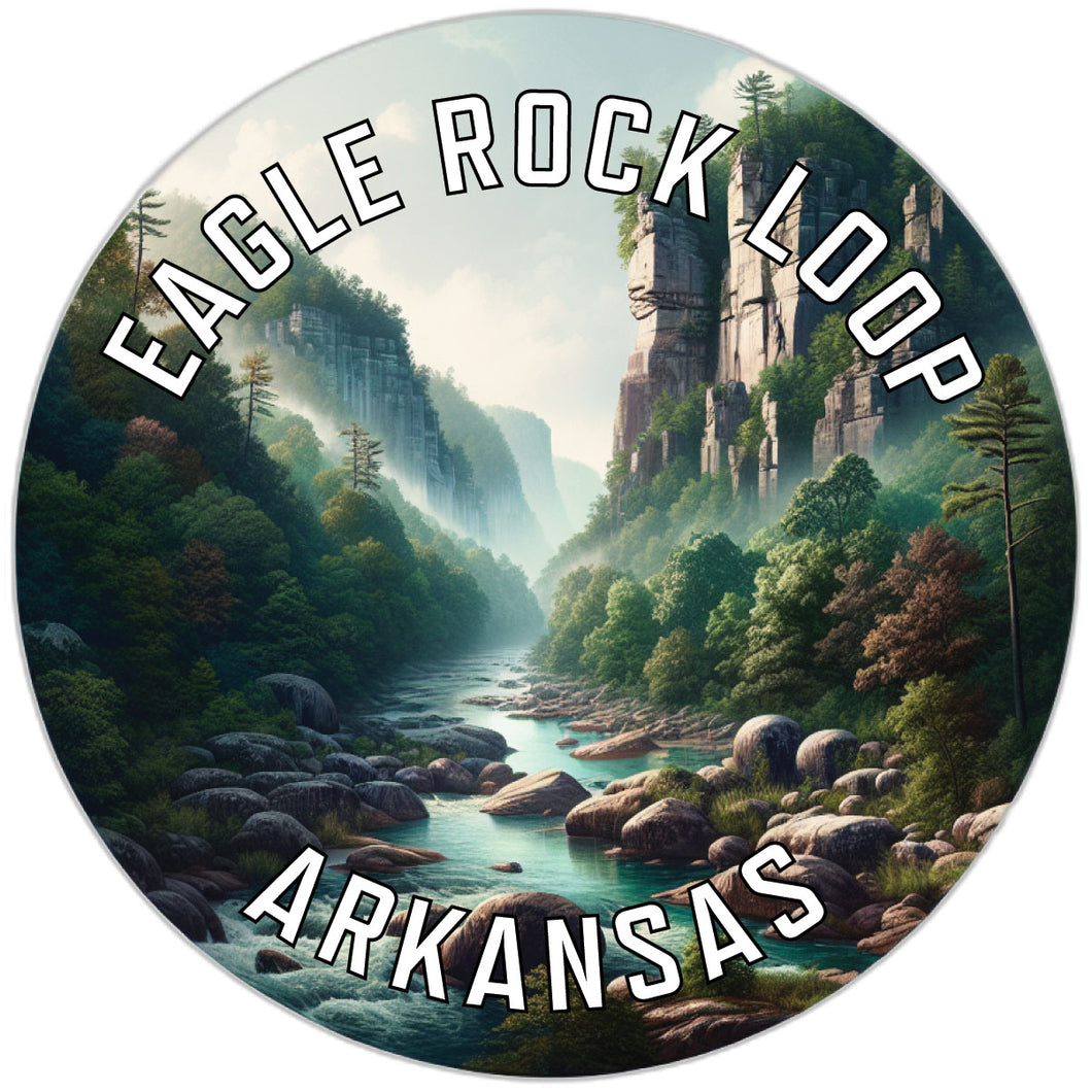 Eagle Rock Loop Souvenir Die Cut Flat Magnet 3-Inch