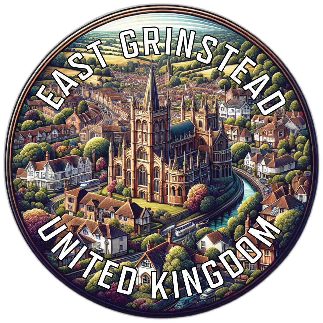 East Grinstead United Kingdom Souvenir Die Cut Flat Magnet 6-Inch