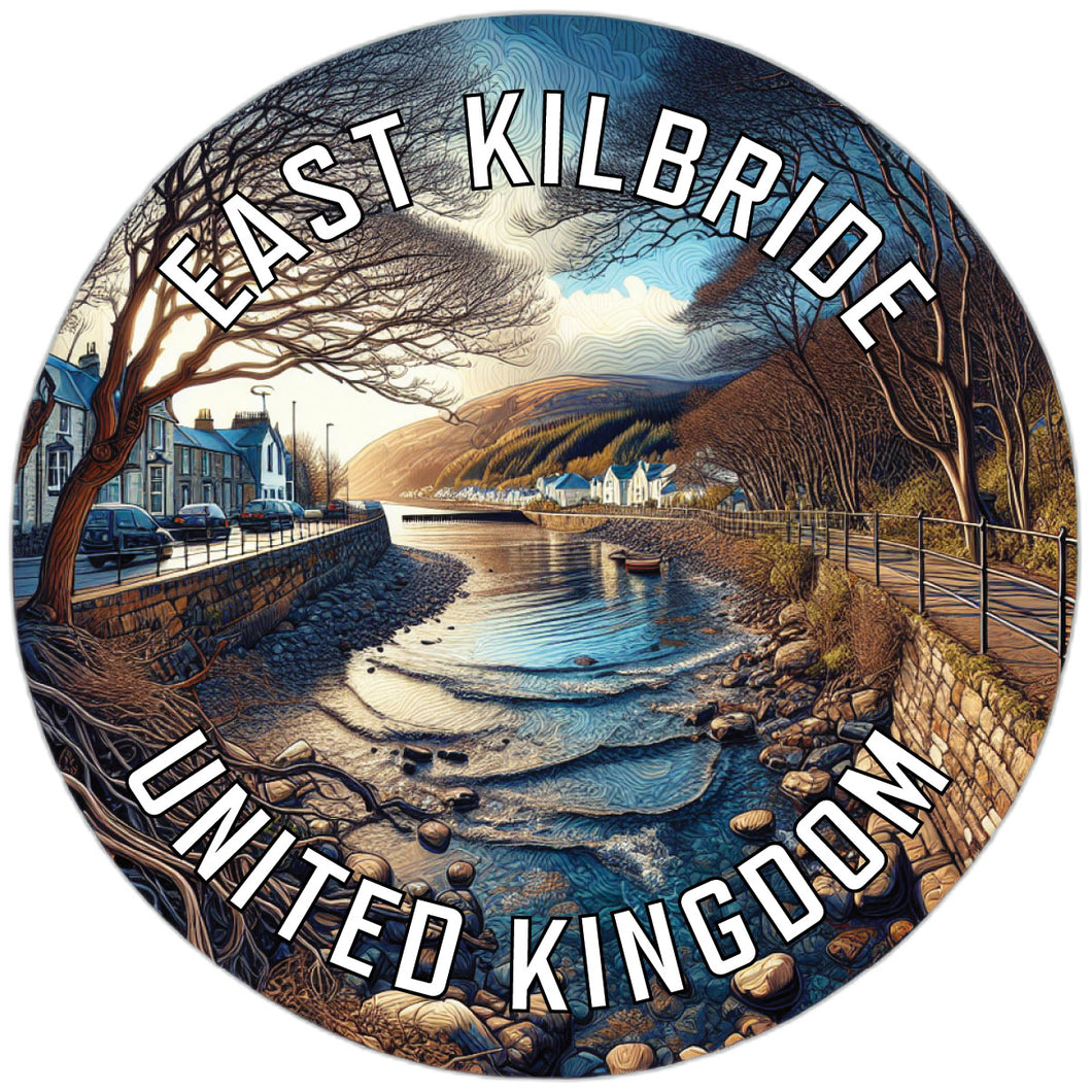 East Kilbride United Kingdom Souvenir Die Cut Flat Magnet 2-Inch