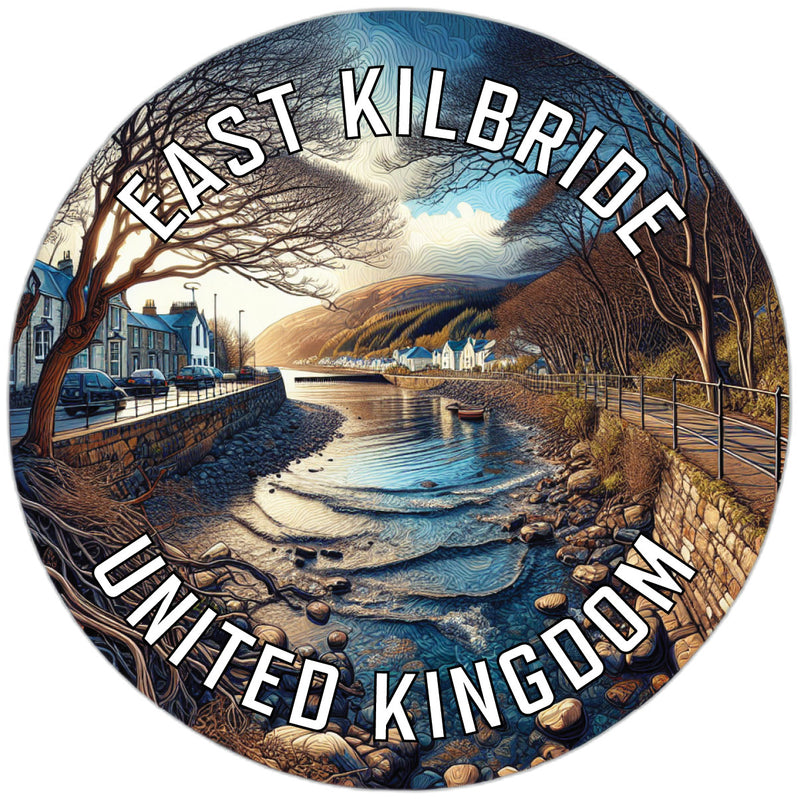 East Kilbride United Kingdom Souvenir Die Cut Flat Magnet 2-Inch